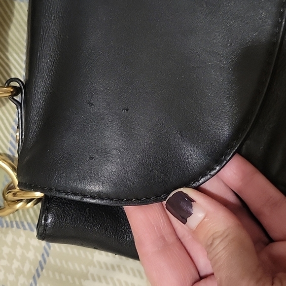 J.Crew Black Leather Satchel Bag. EUC Academia Schoolgirl Preppy - Picture 14 of 15